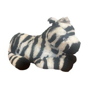 Kohl's Cares Animal Planet Zebra 12" Plush Stuffed Animal Safari Laying Down Zoo